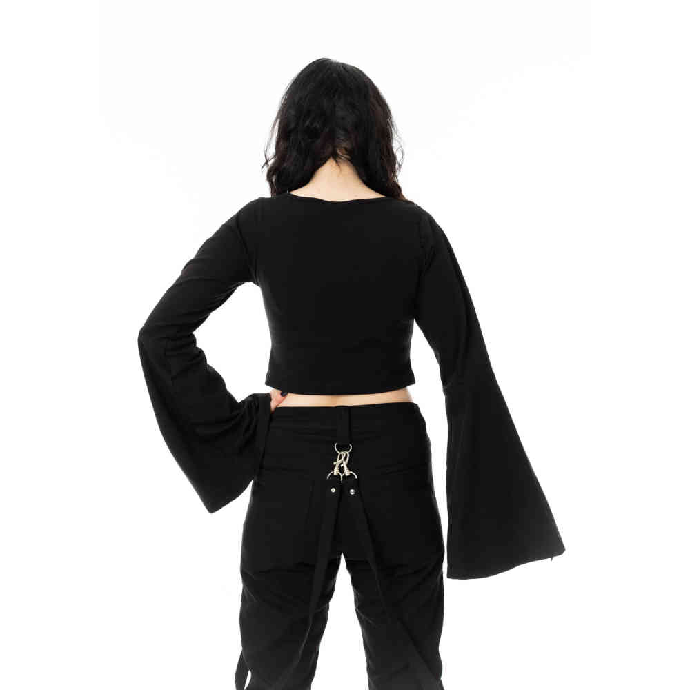 Poizen Industries - Eclipse Top Ã  manches longues - Noir